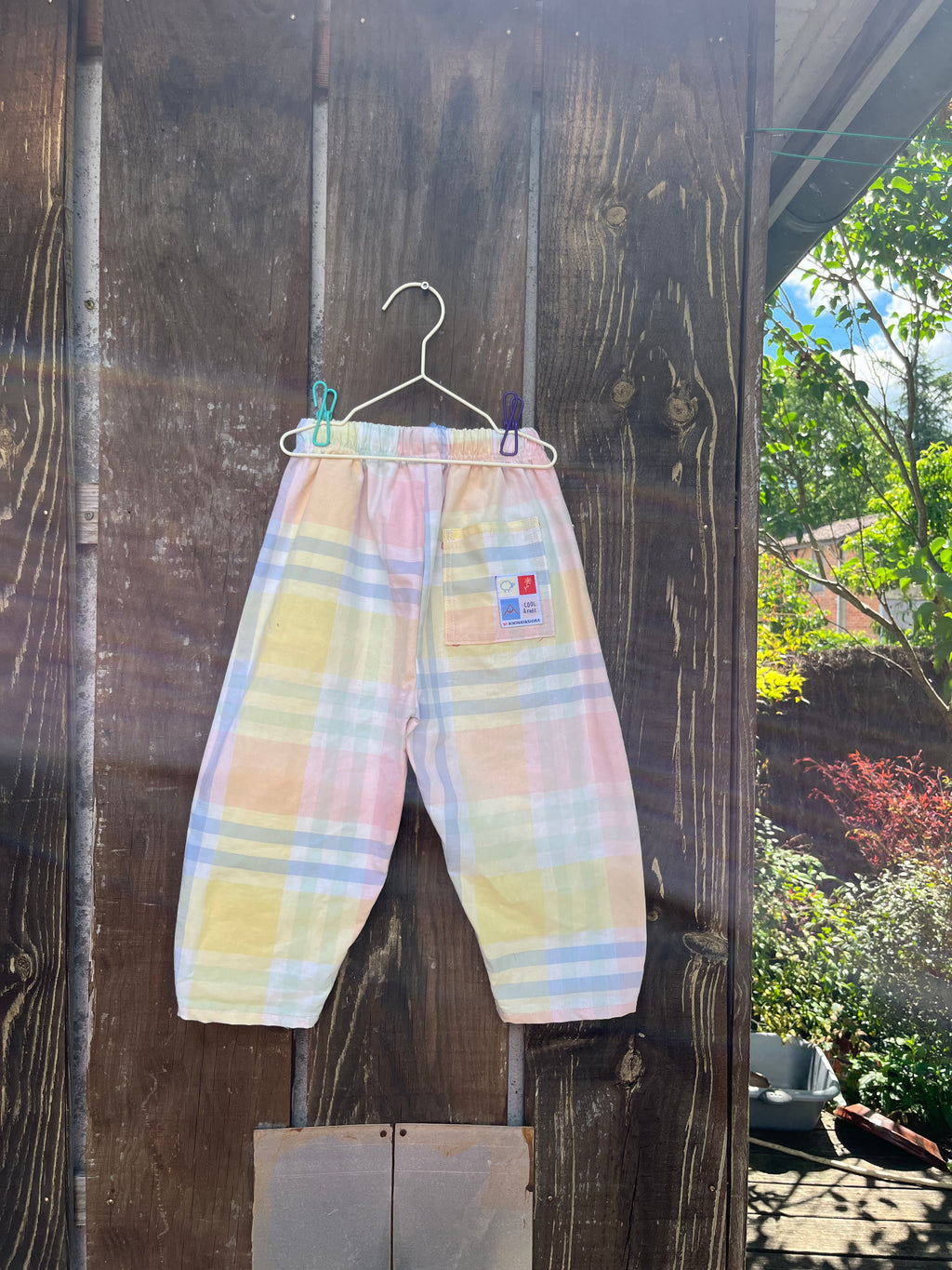 Pantalon enfant à carreaux