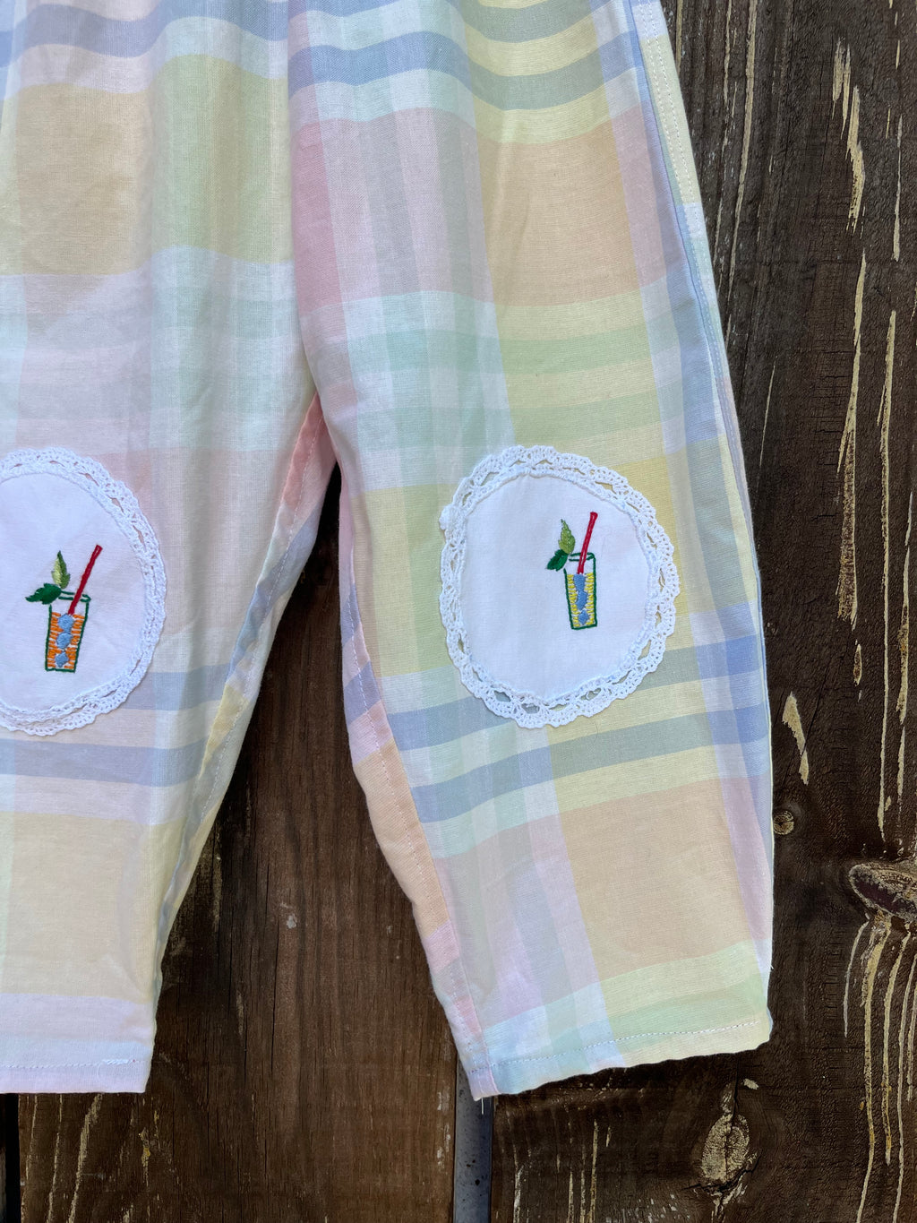 Pantalon enfant à carreaux