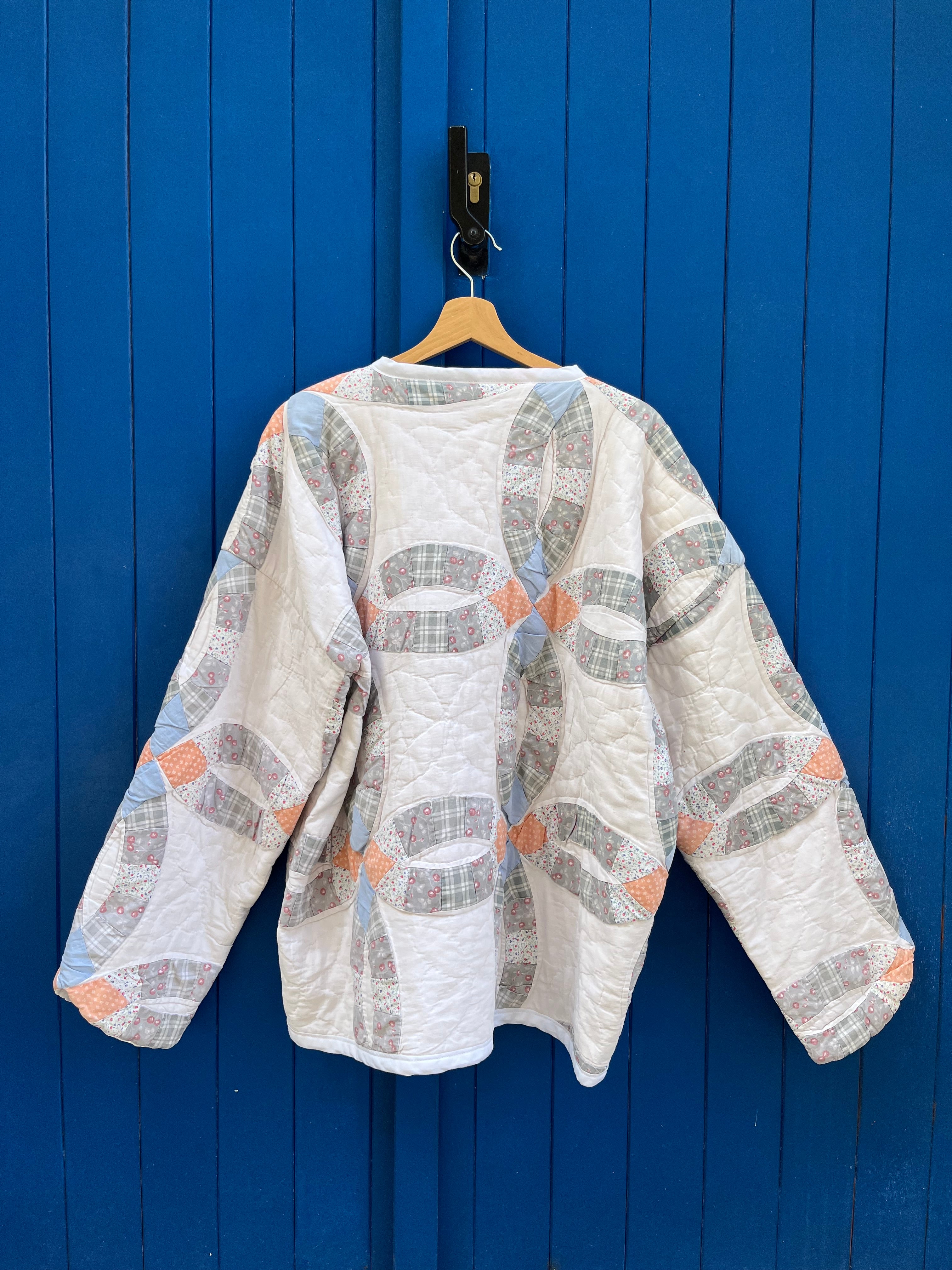 Veste patchwork upcyclée - Pièce unique