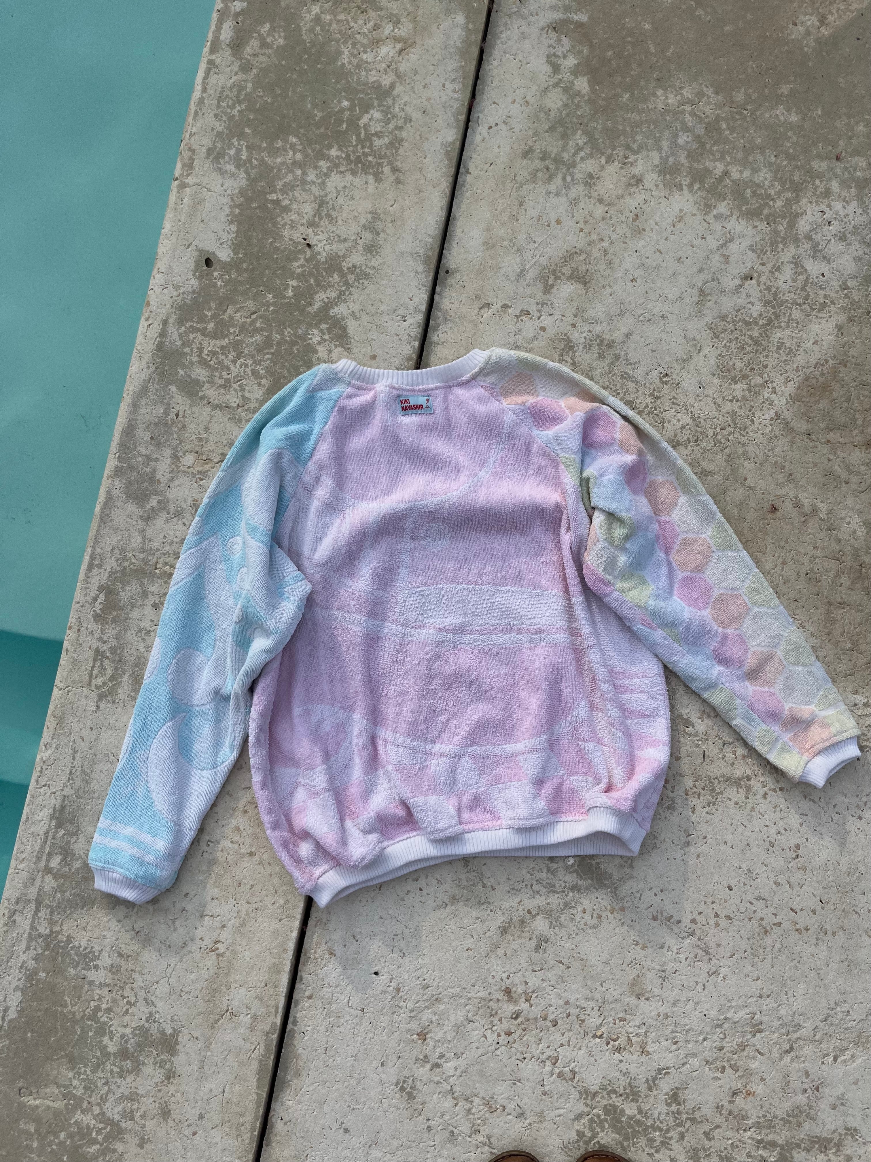 Sweat éponge upcyclée - Pièce unique