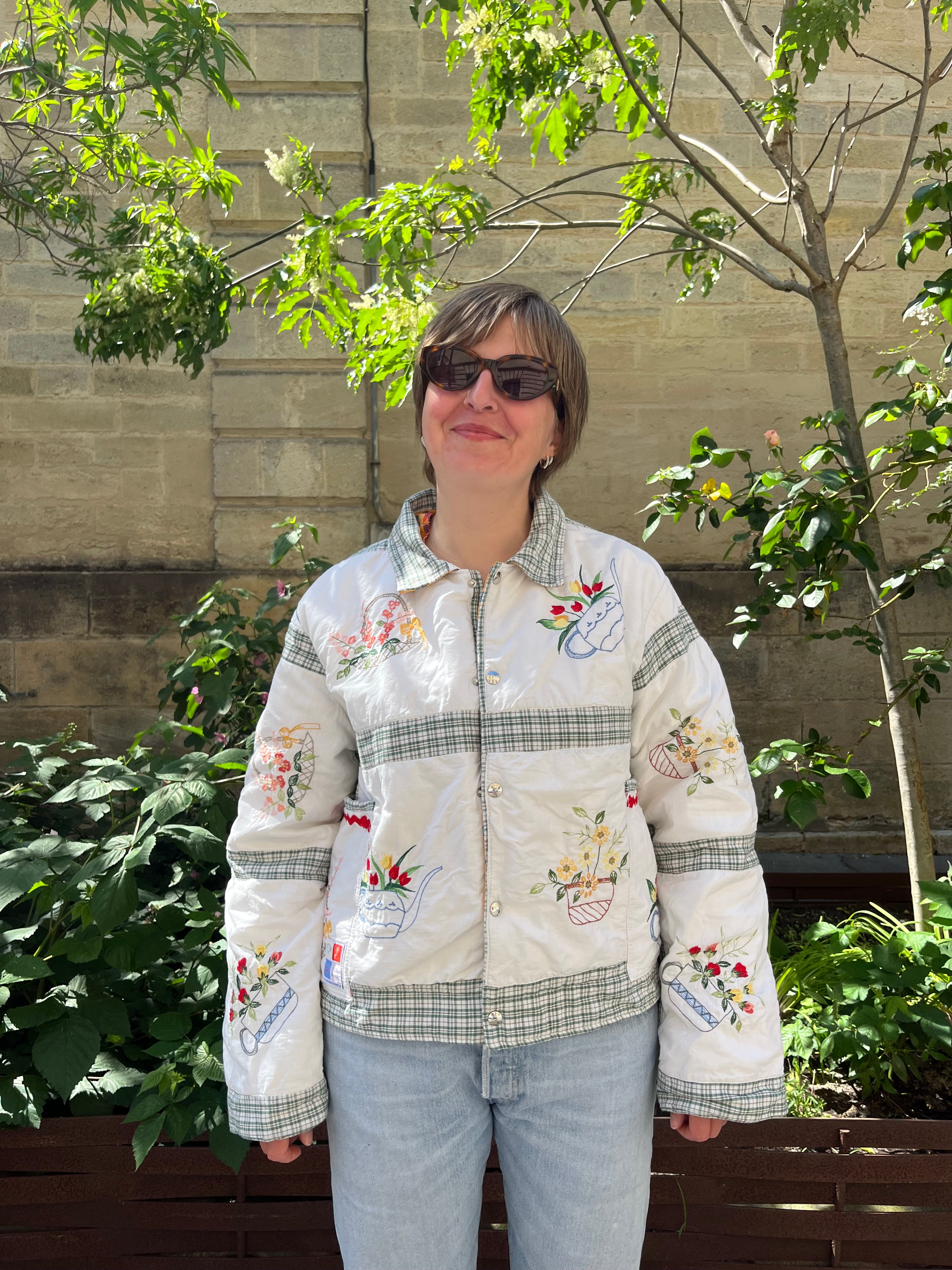 Veste patchwork upcyclée - Pièce unique