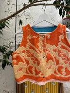 Top en éponge vintage  - Pièce unique