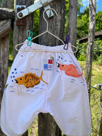 Ensemble brodé poisson enfant