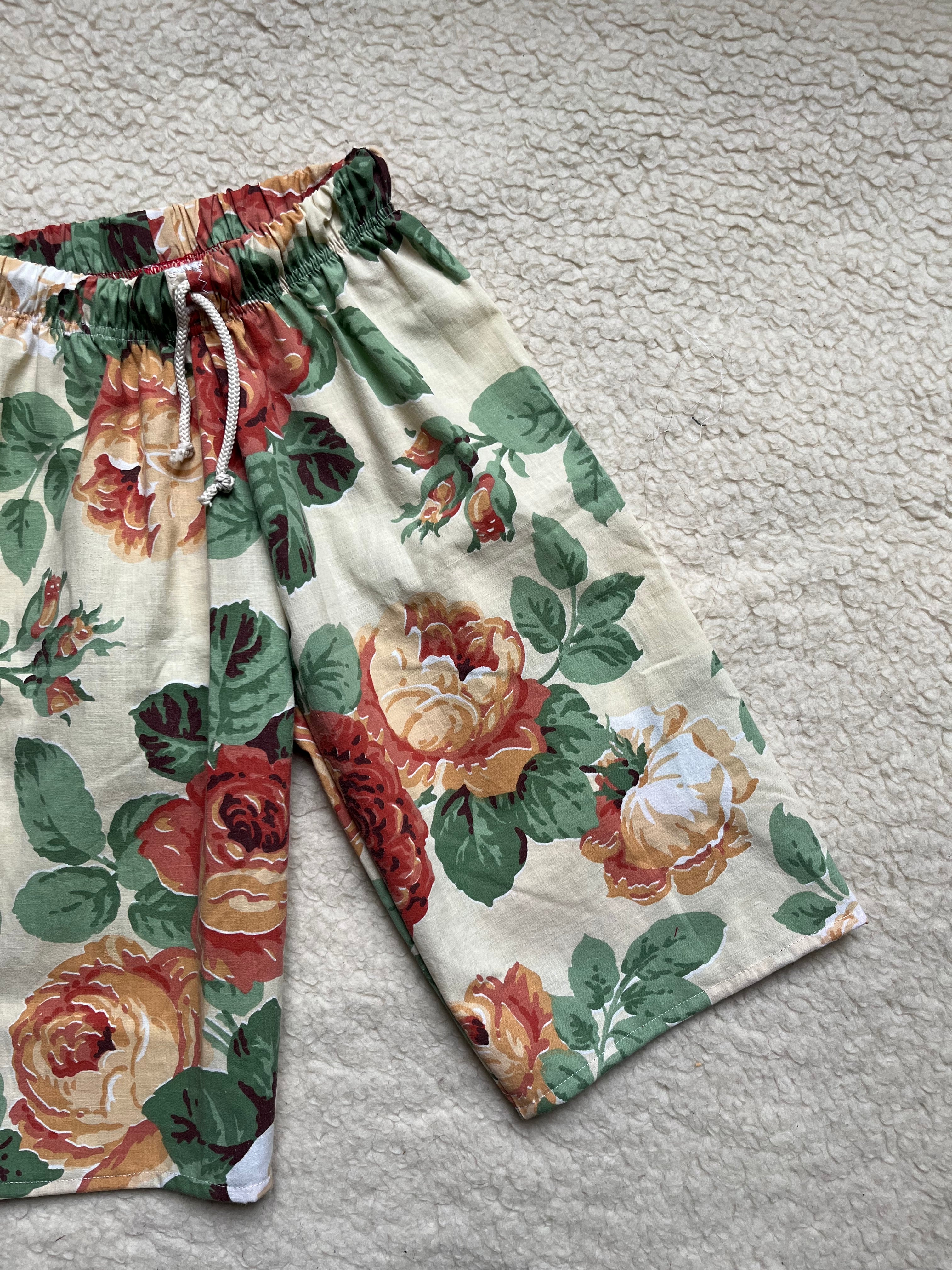 Pantalon fleurs