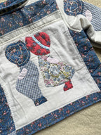 Veste upcyclée patchwork