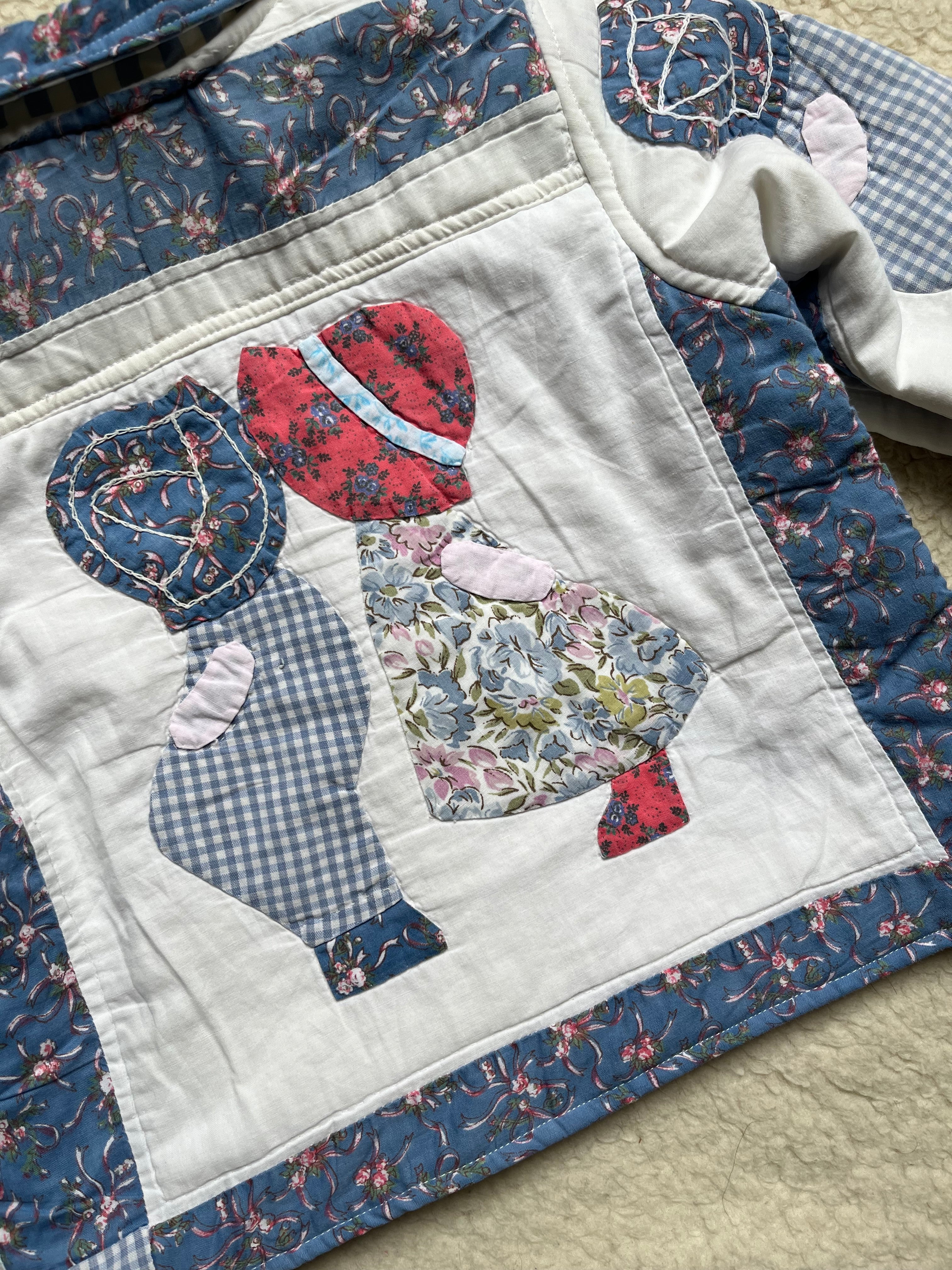 Veste upcyclée patchwork