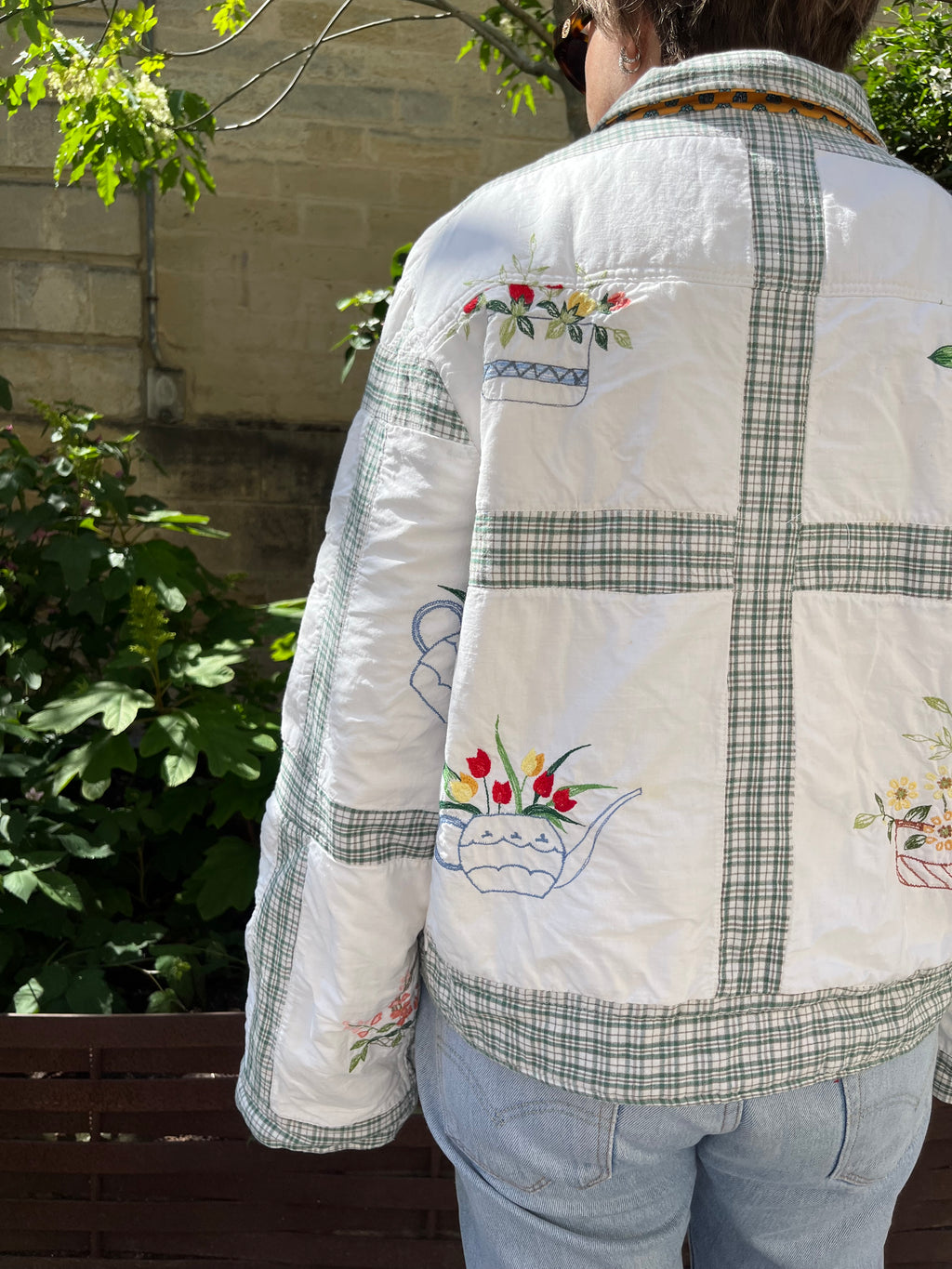 Veste patchwork upcyclée - Pièce unique