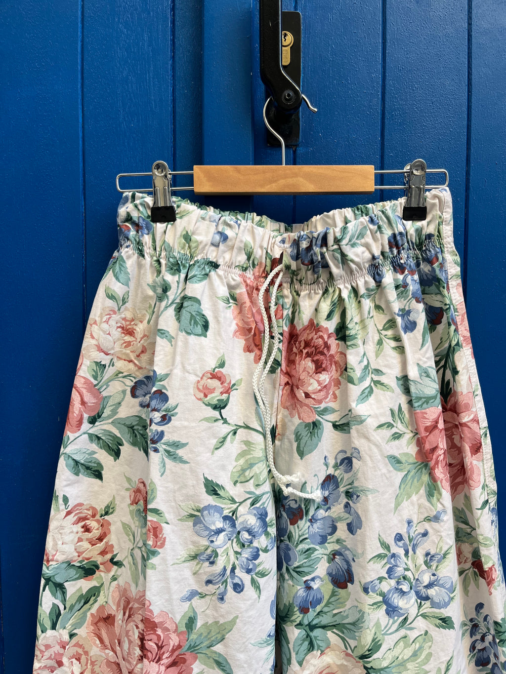 Pantalon barrel fleurs