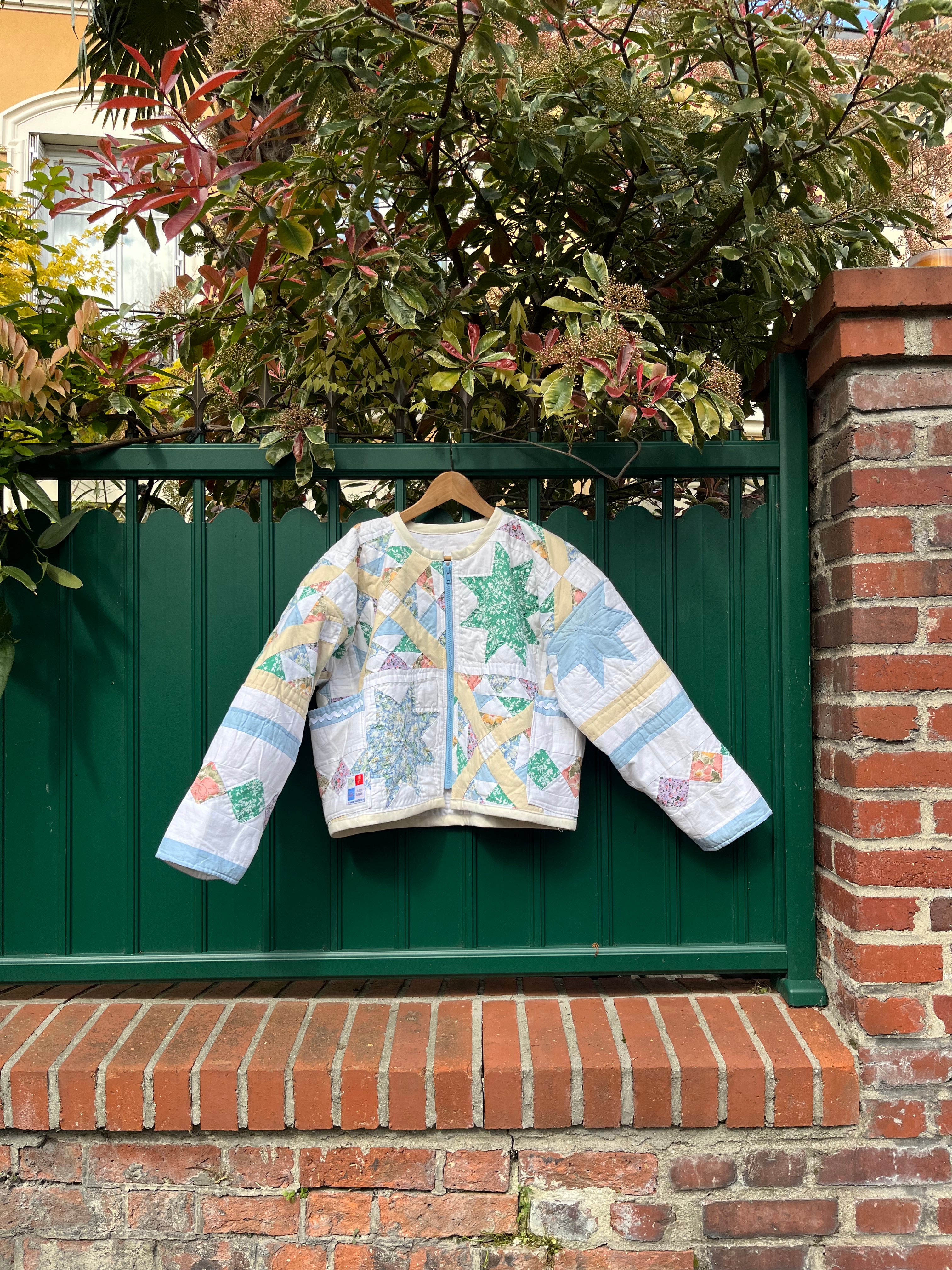 Veste patchwork upcyclée - Pièce unique