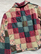 Veste patchwork upcyclée - Pièce unique