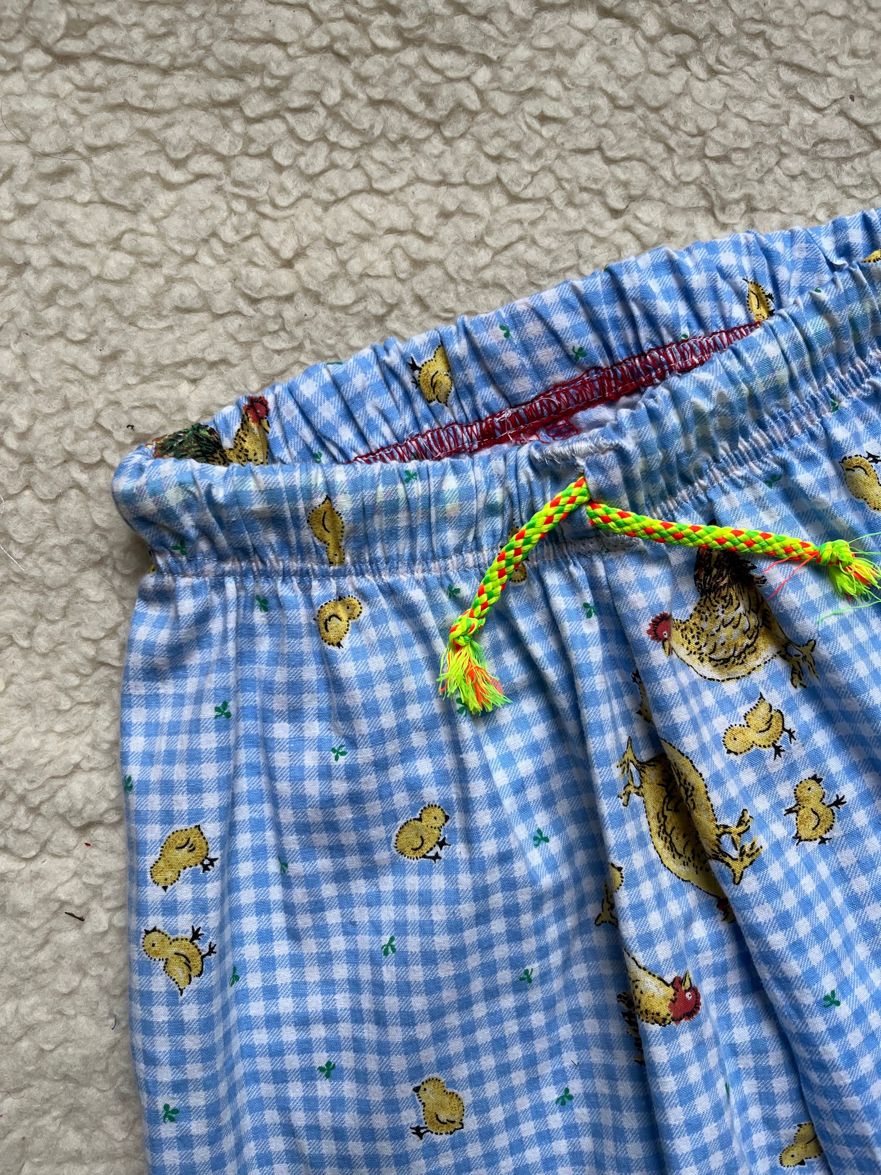 Pantalon vichy poules