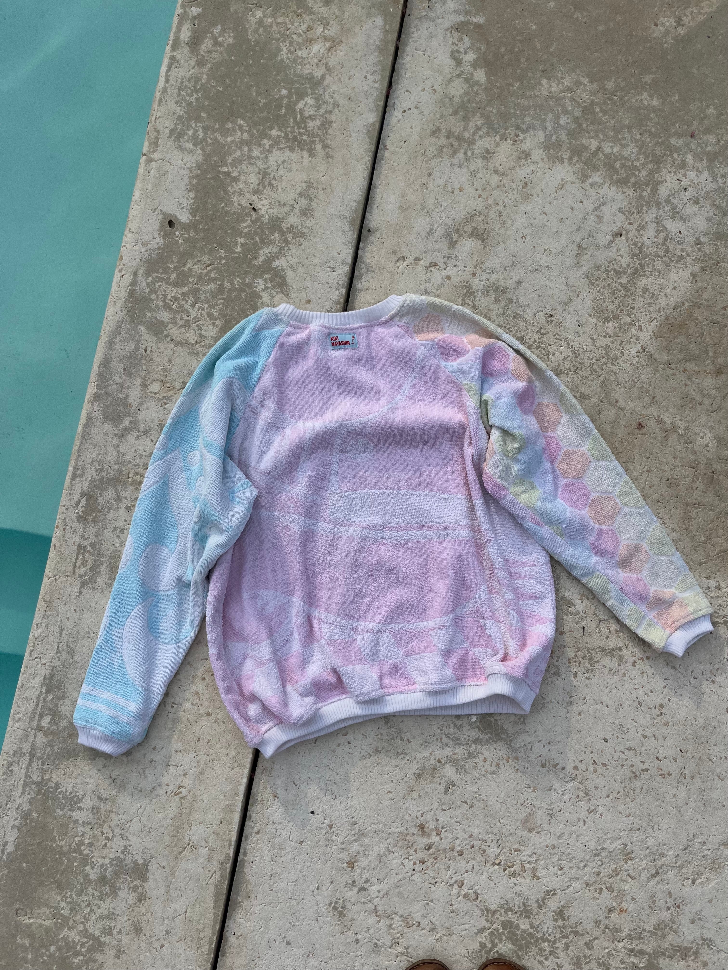Sweat éponge upcyclée - Pièce unique
