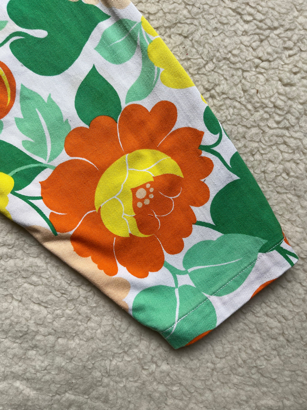 Pantalon enfant à fleurs