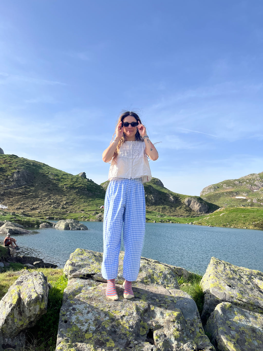 Pantalon vichy