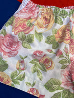 Mini Short fleurs dentelle  – Pièce Unique