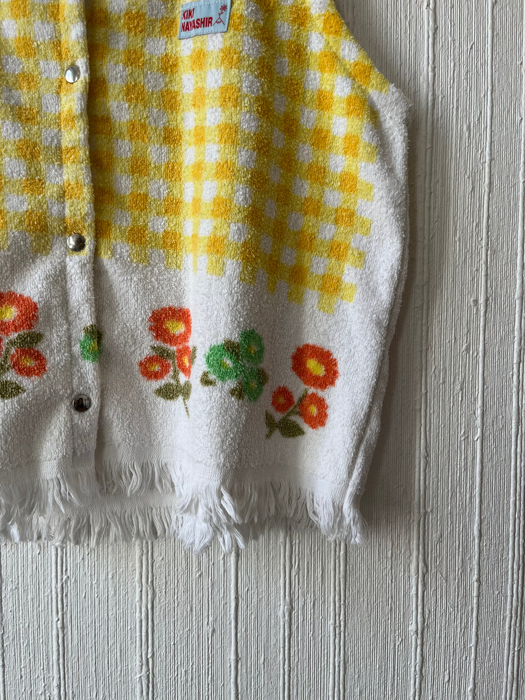 Top en serviette vintage - Fait main