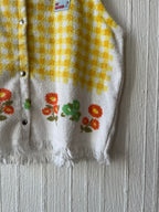 Top en serviette vintage - Fait main