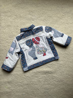 Veste upcyclée patchwork