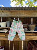 Pantalon enfant à fleurs