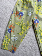 Pantalon enfant à fleurs