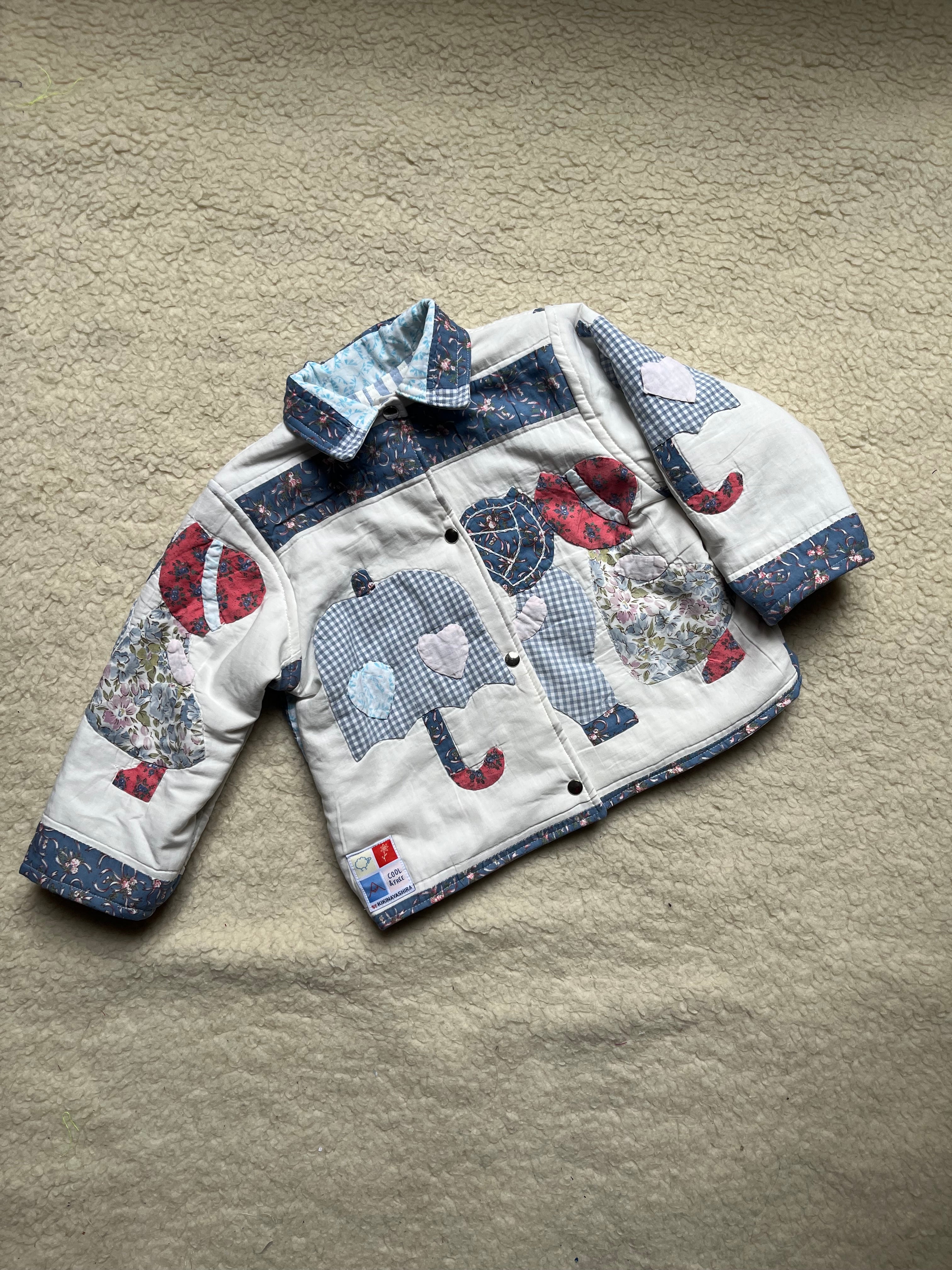 Veste upcyclée patchwork