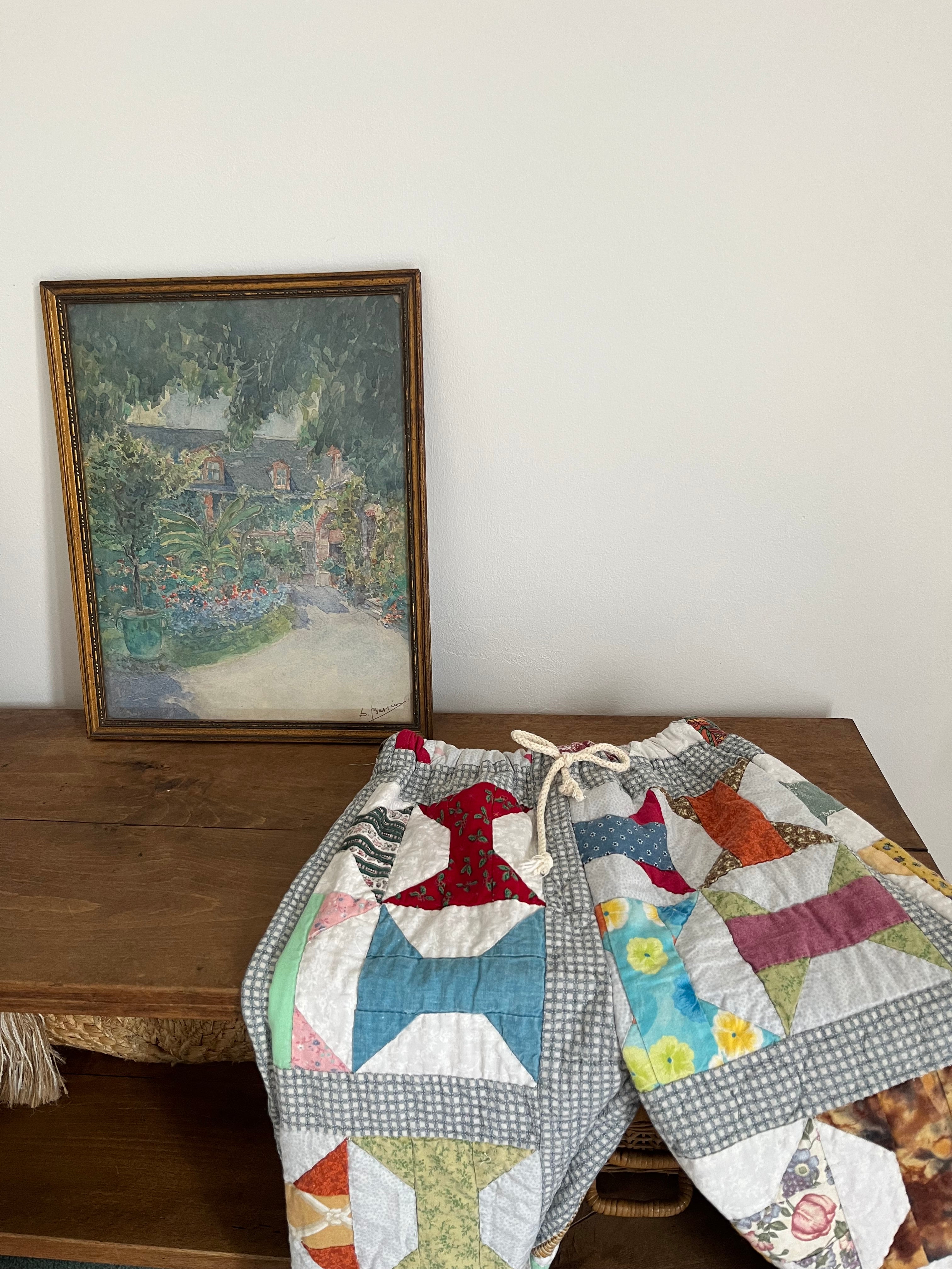 Pantalon enfant patchwork