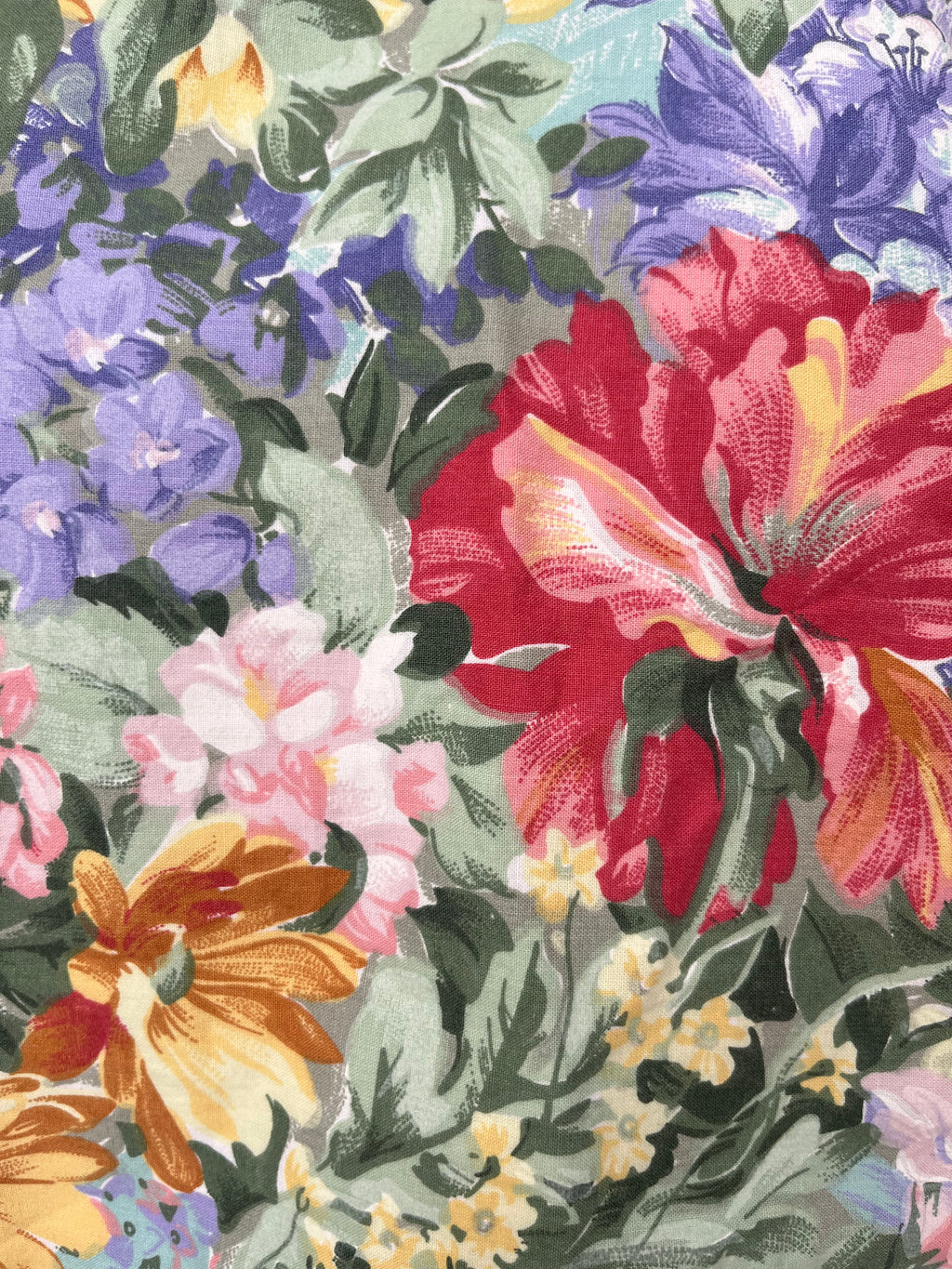 Débardeur fleurs upcyclé - Pièce unique