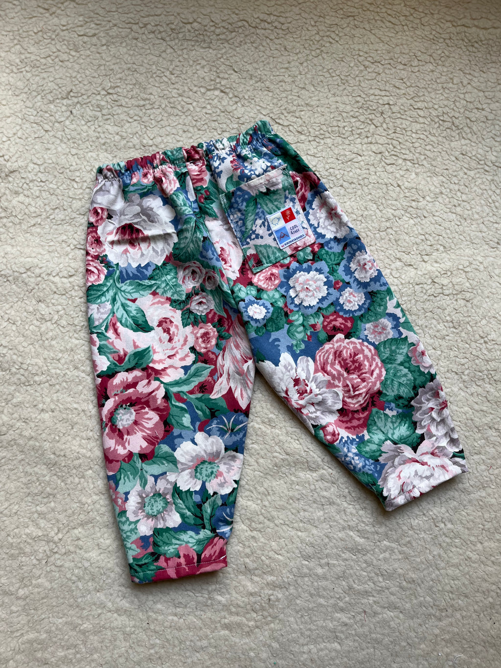 Pantalon enfant à fleurs