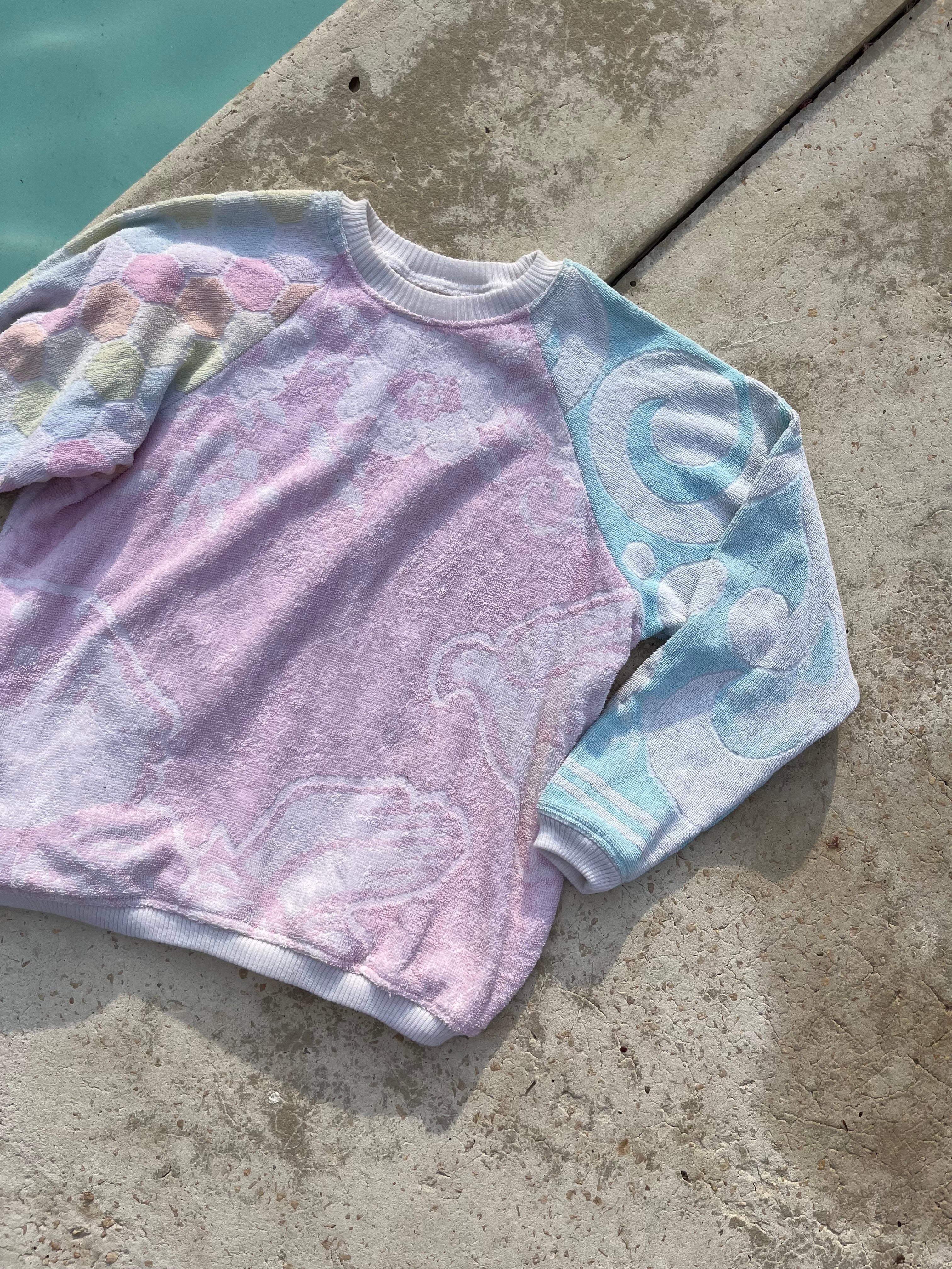 Sweat éponge upcyclée - Pièce unique