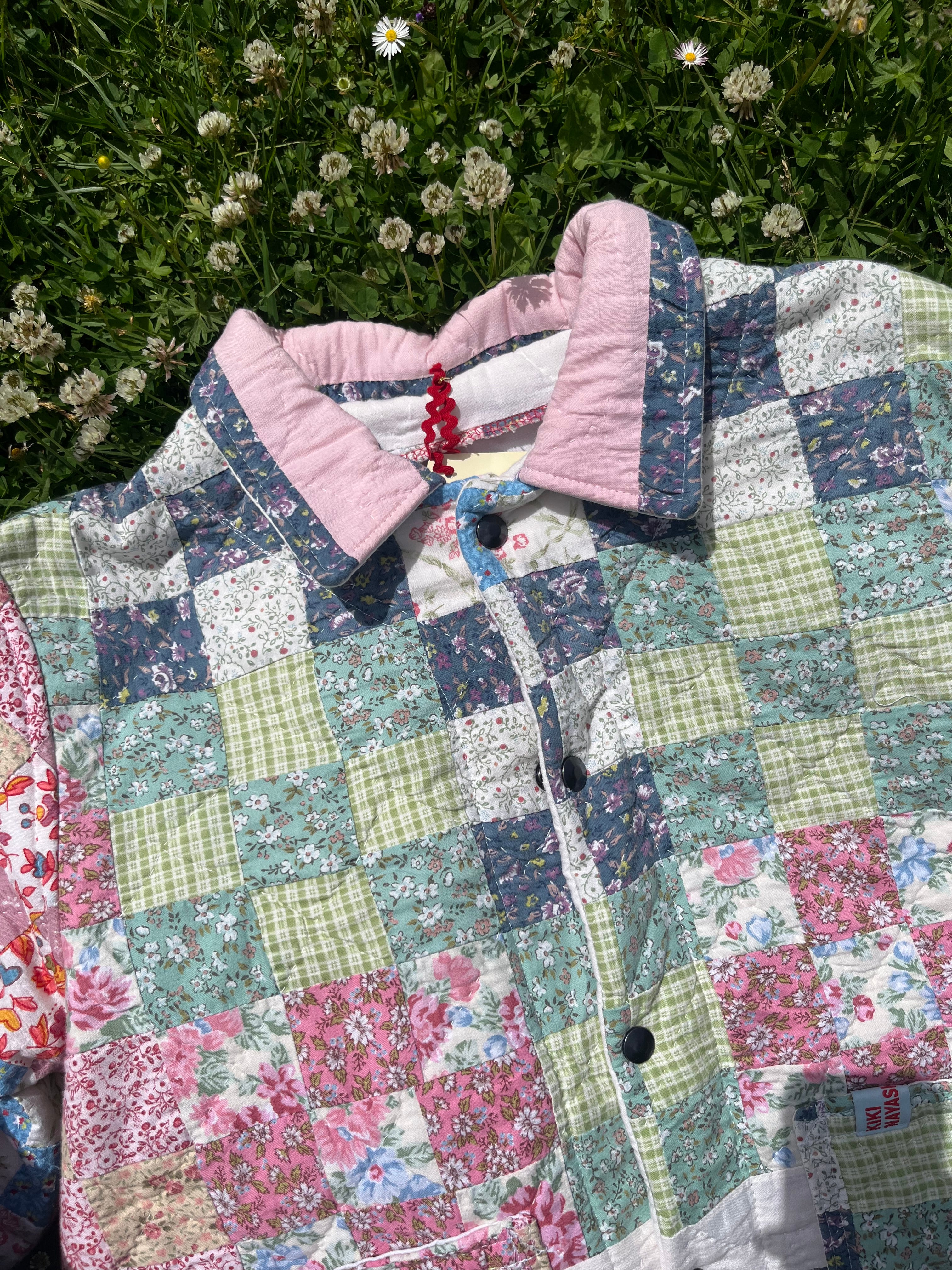 Veste patchwork upcyclée - Pièce unique