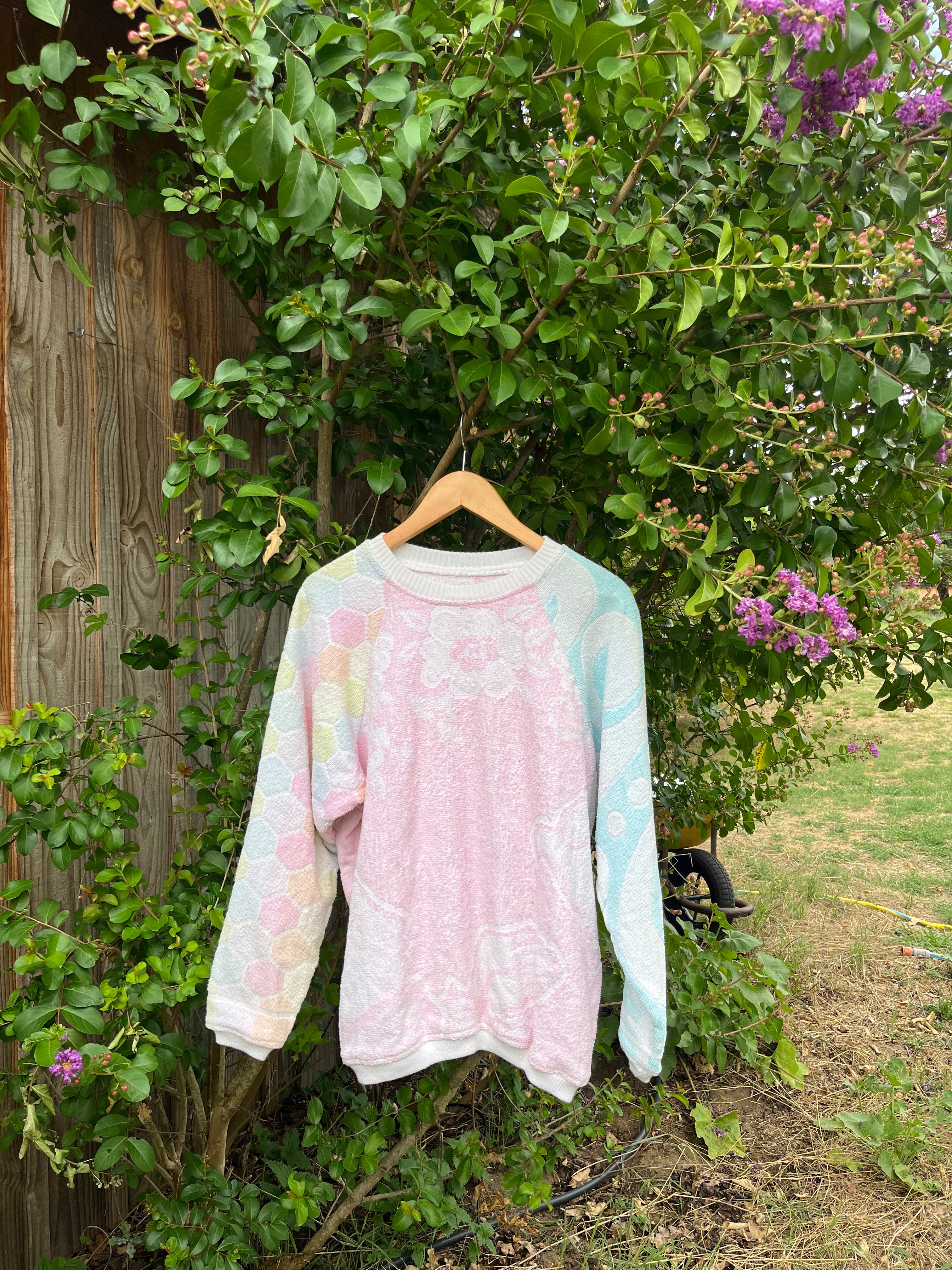 Sweat éponge upcyclée - Pièce unique