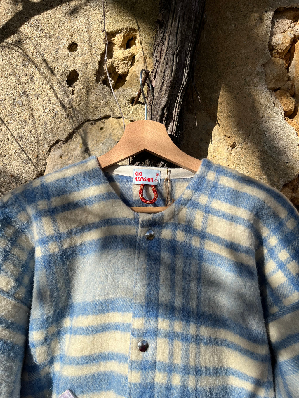 Veste upcyclée  en couverture vintage - Pièce unique