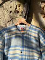 Veste upcyclée  en couverture vintage - Pièce unique
