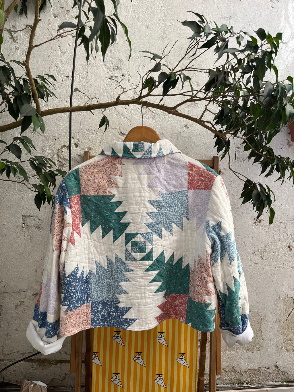 Veste patchwork upcyclée - Pièce unique