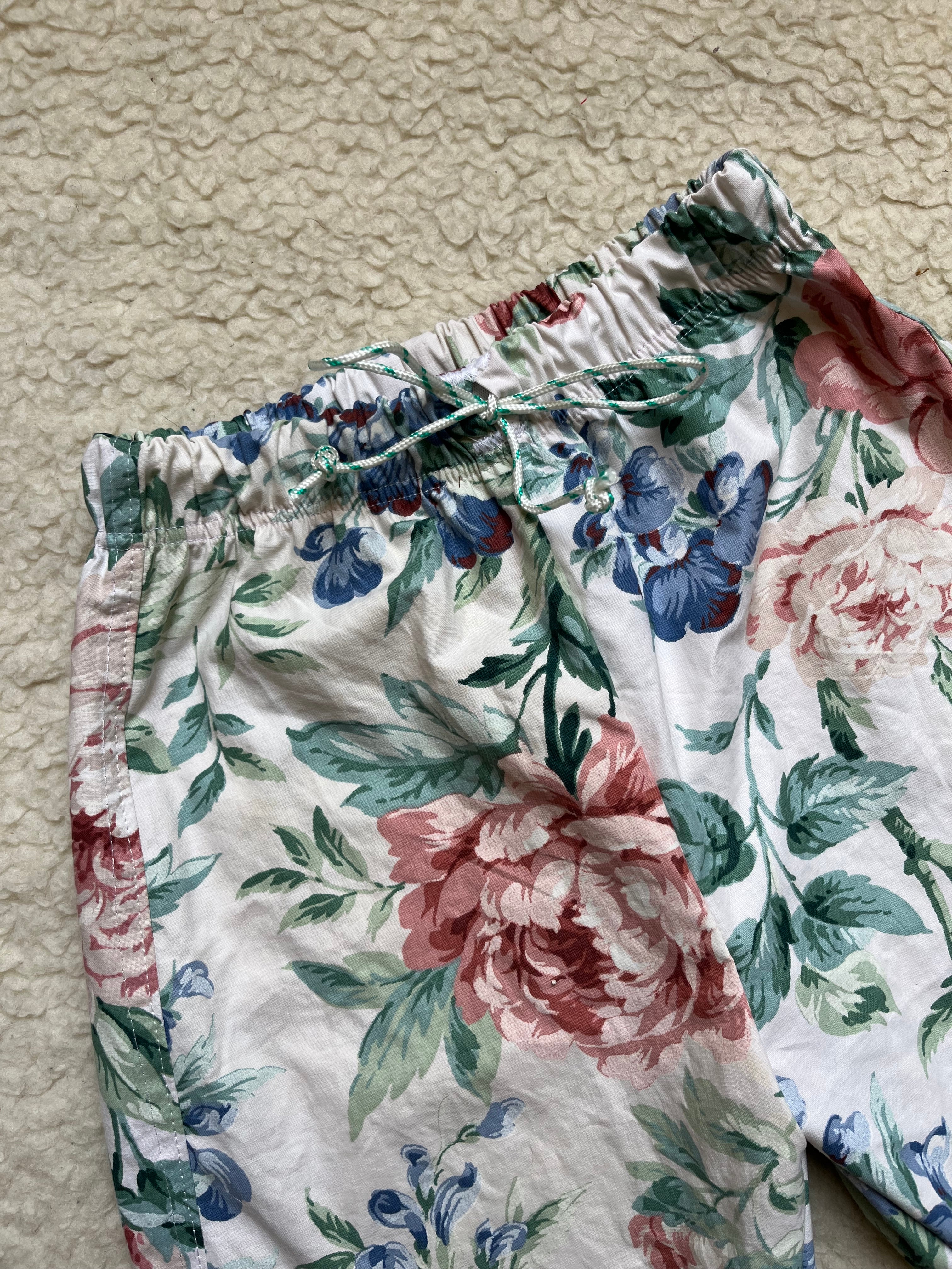 Pantalon enfant à fleurs