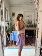 Mini Short éponge vintage – Pièce Unique