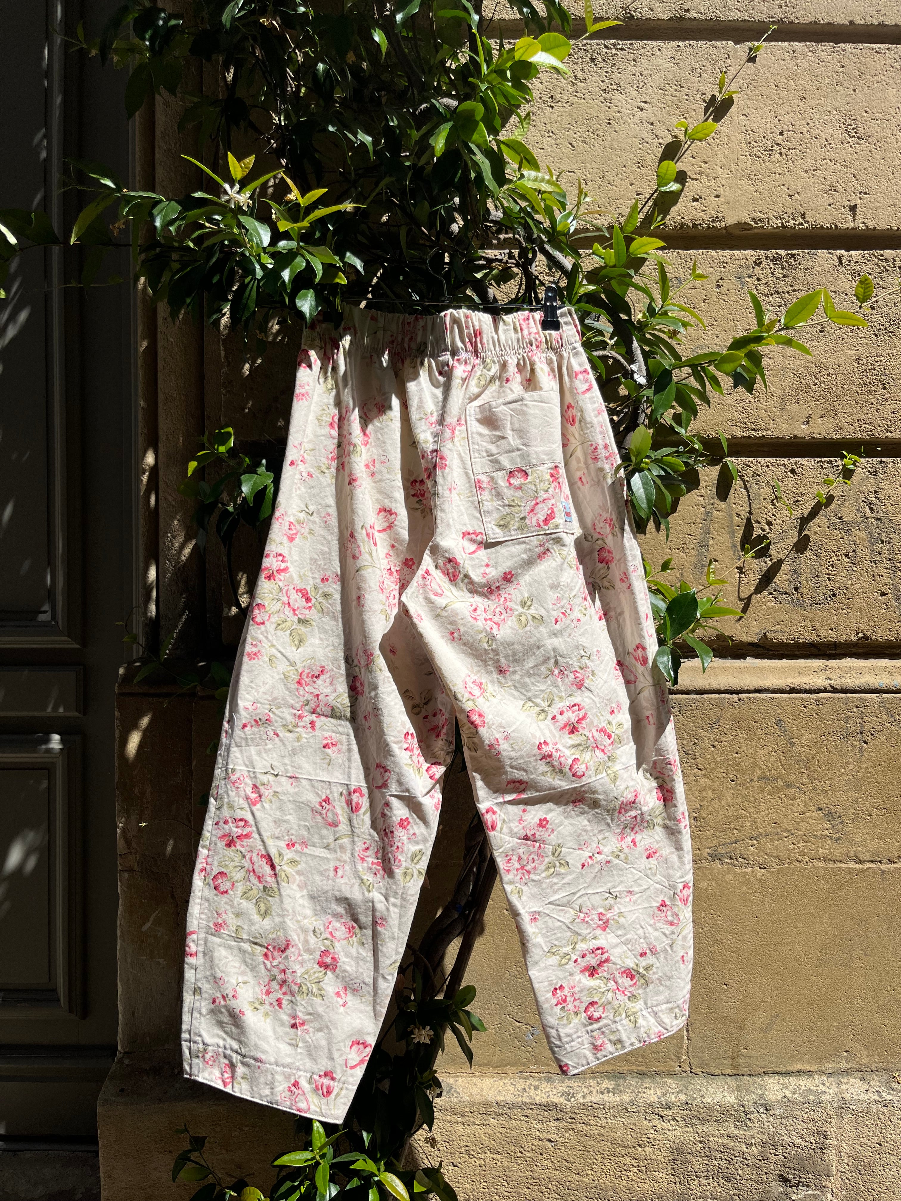 Pantalon fleurs