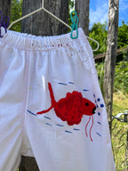 Ensemble brodé poisson enfant