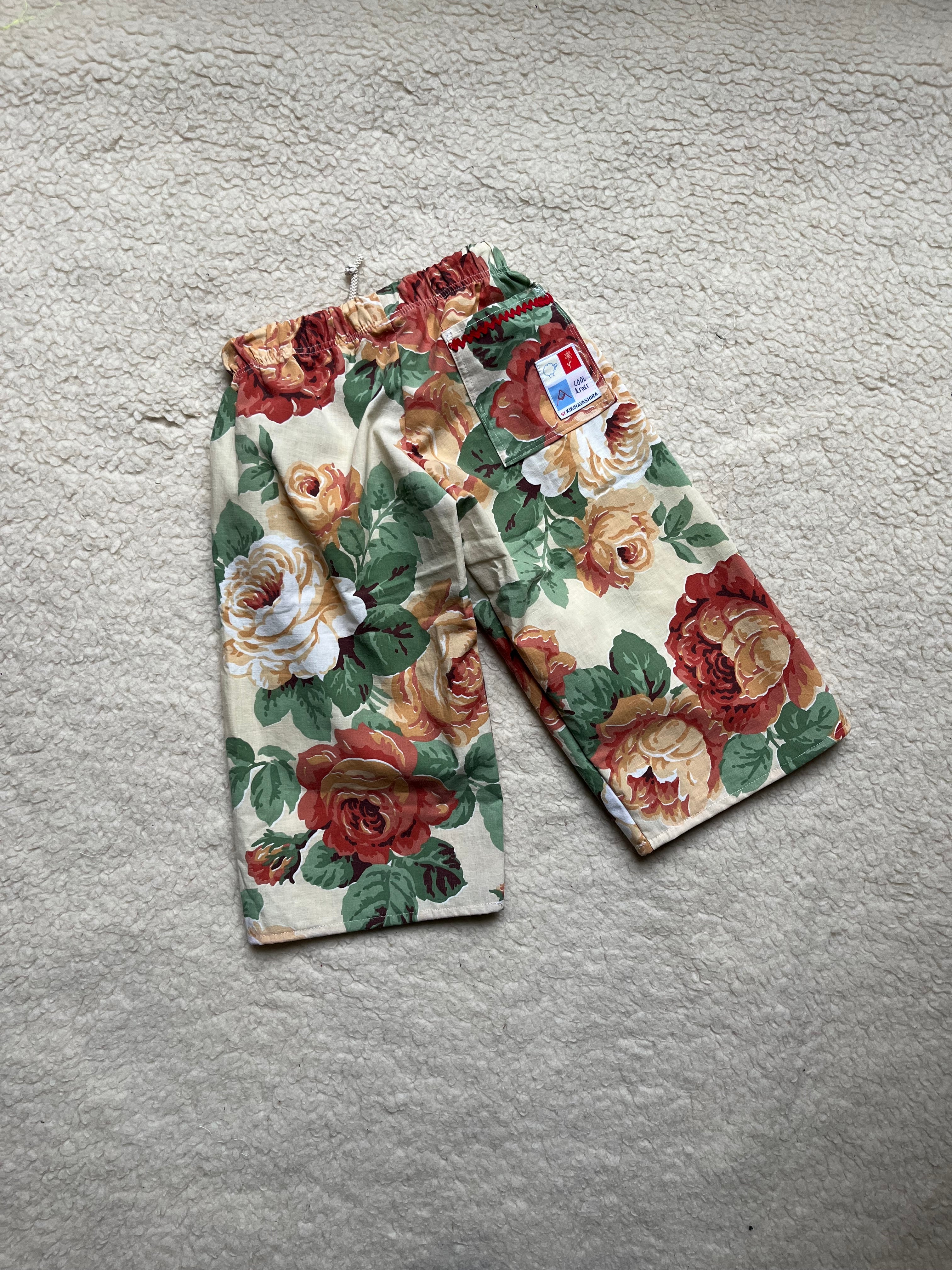 Pantalon fleurs