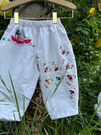 Pantalon enfant brodé