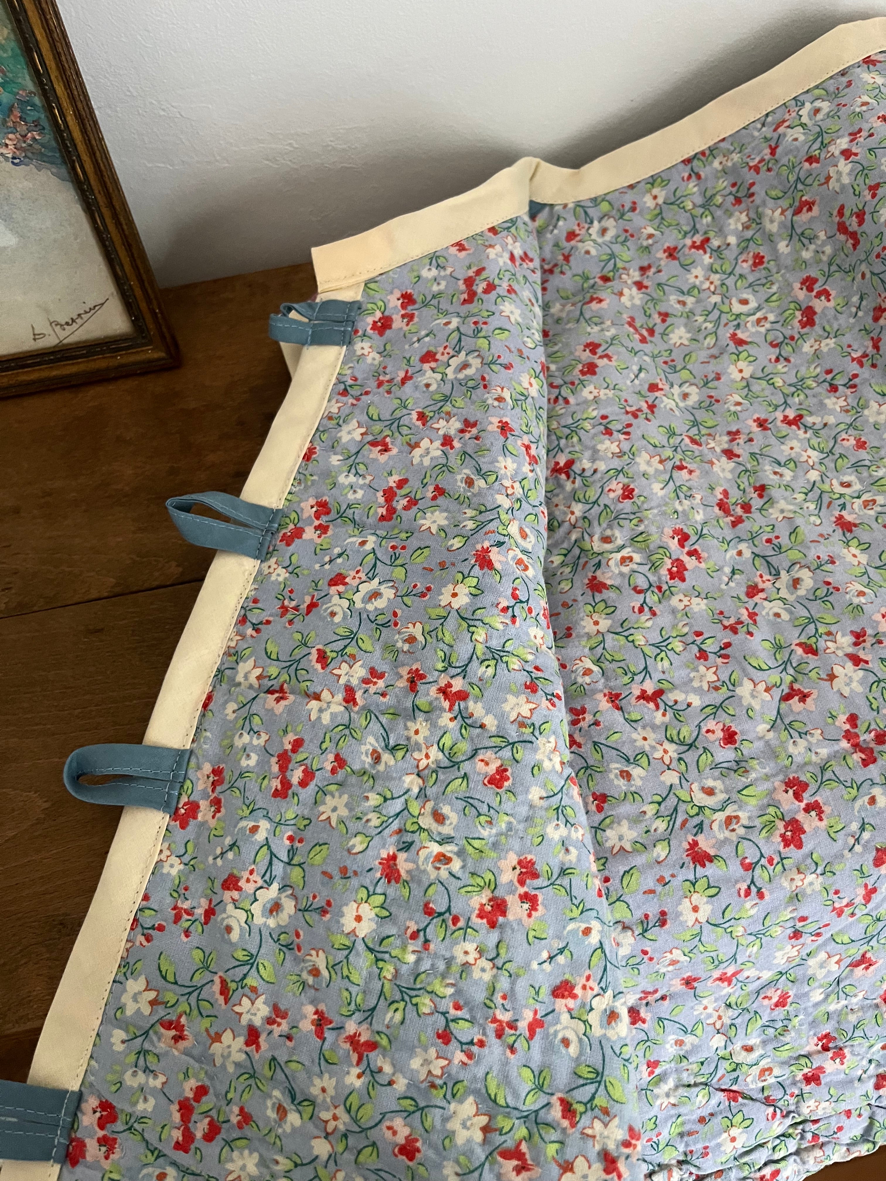 Veste sans manches patchwork réversible - Pièce unique