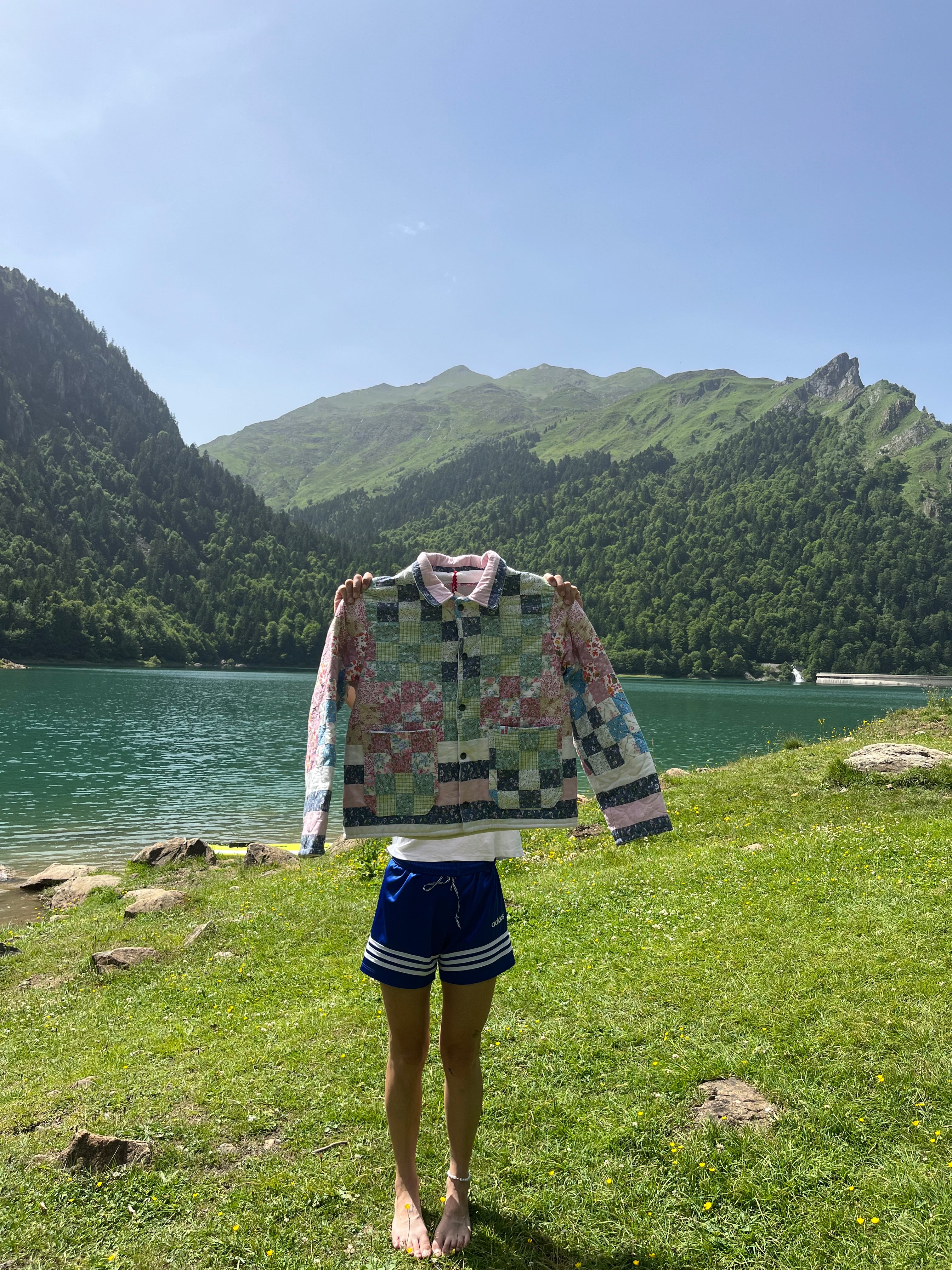 Veste patchwork upcyclée - Pièce unique