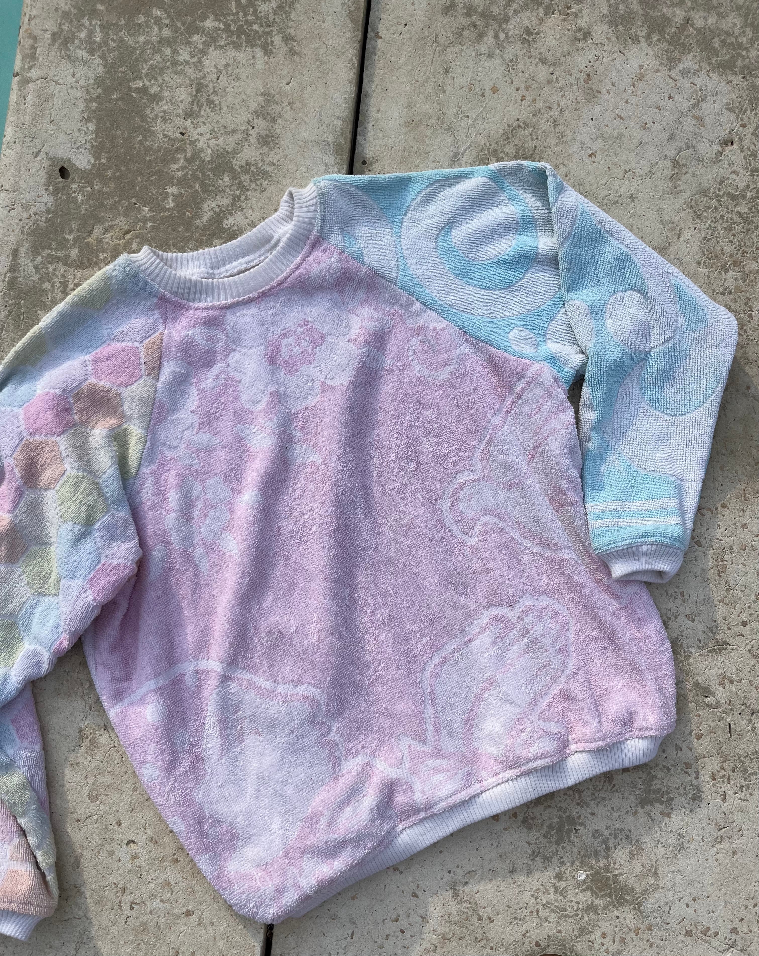 Sweat éponge upcyclée - Pièce unique