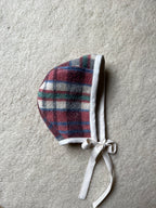 Béguin adulte upcyclé en laine & polaire – Pièce unique