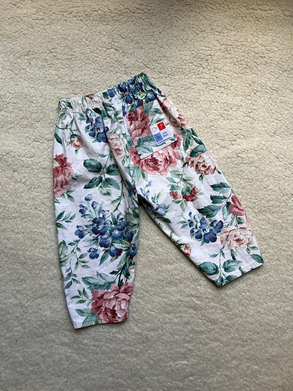 Pantalon enfant à fleurs