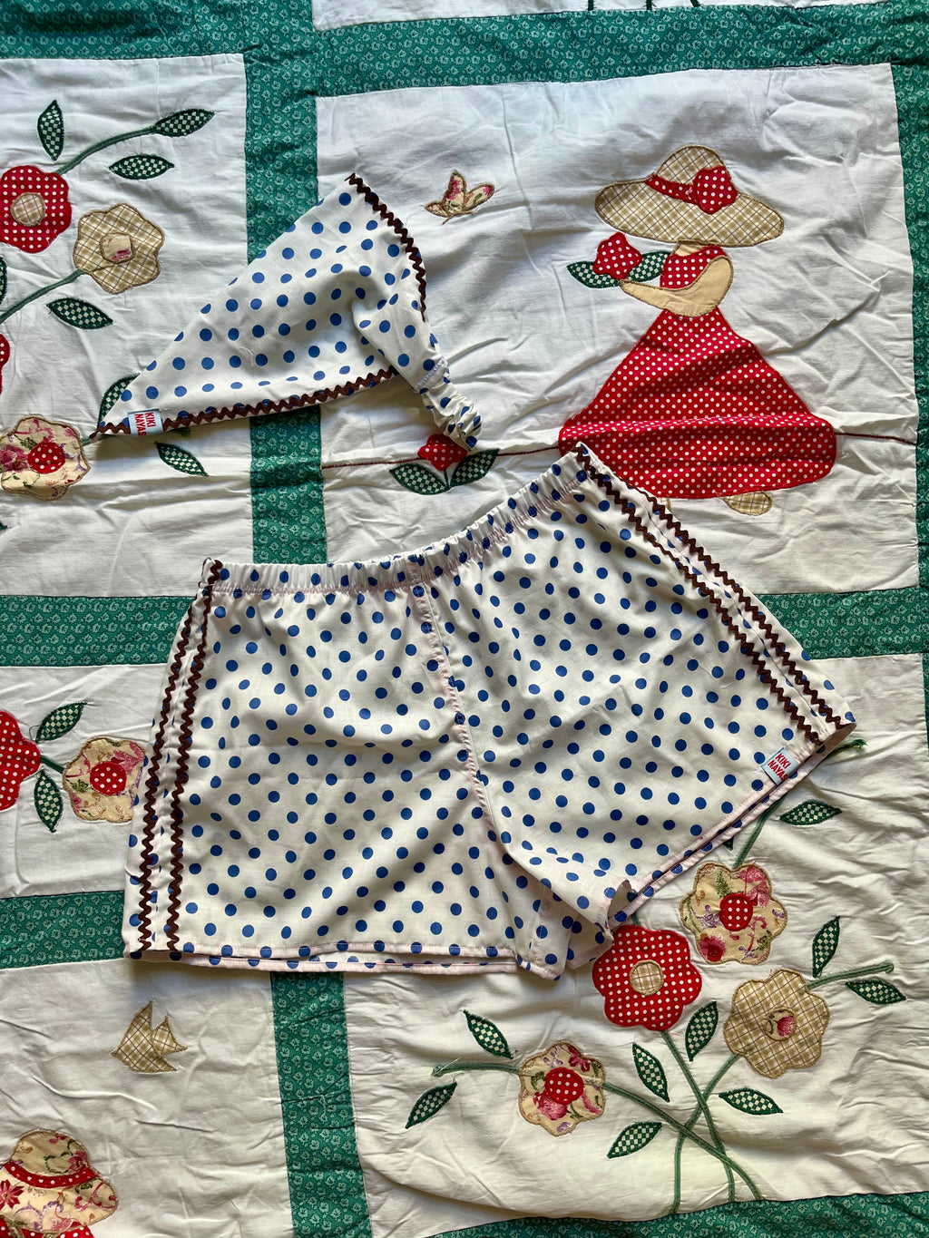 Ensemble short / bandana  – Pièces Uniques