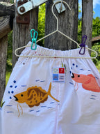 Ensemble brodé poisson enfant