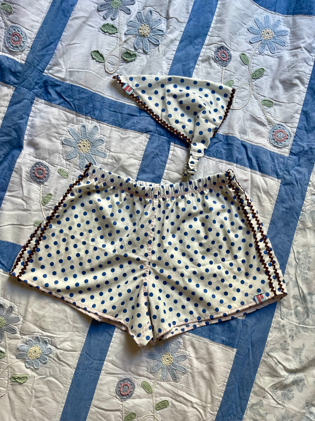 Ensemble short / bandana  – Pièces Uniques
