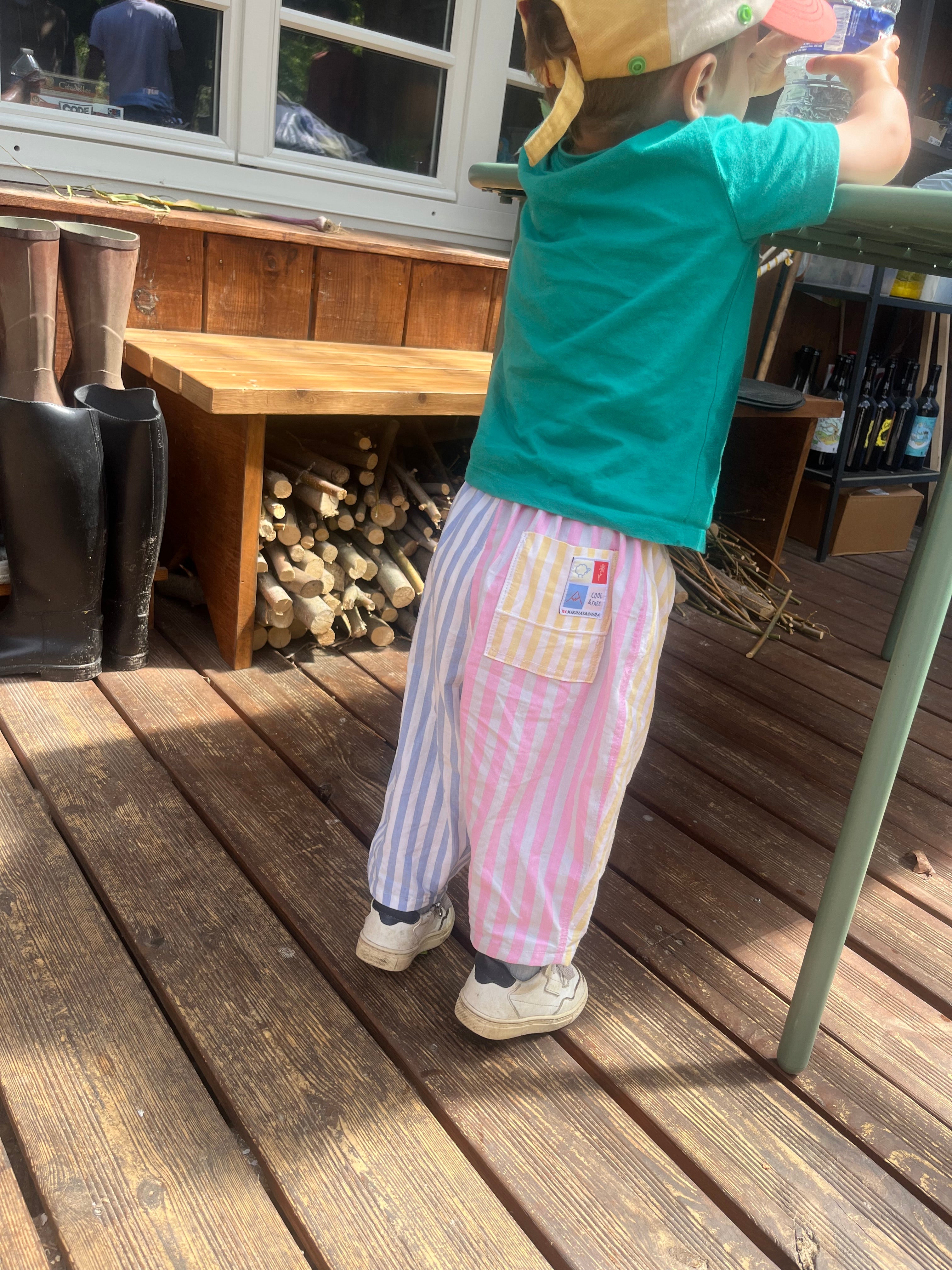 Pantalon enfant brodé