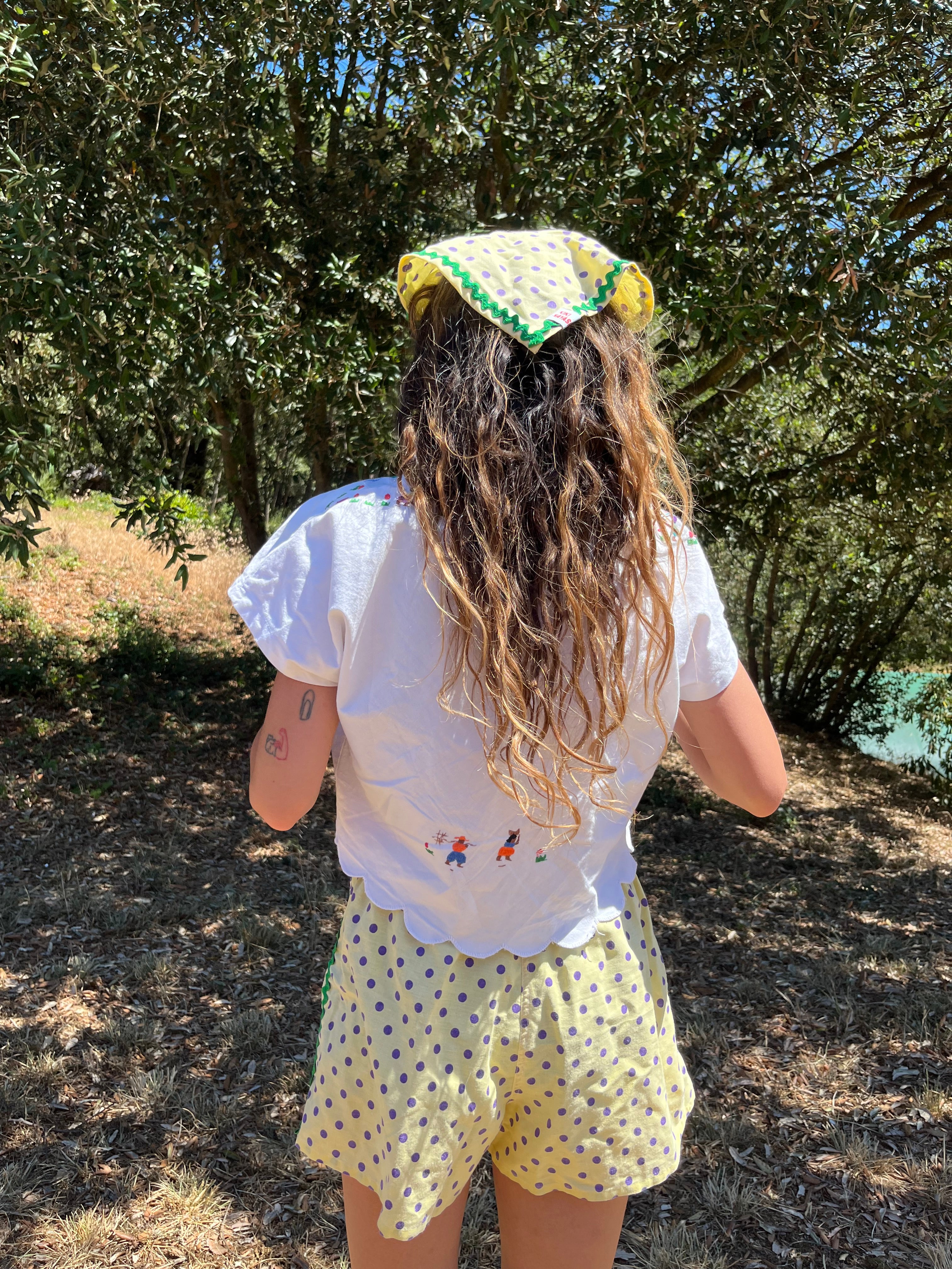 Mini Short à pois – Pièce Unique